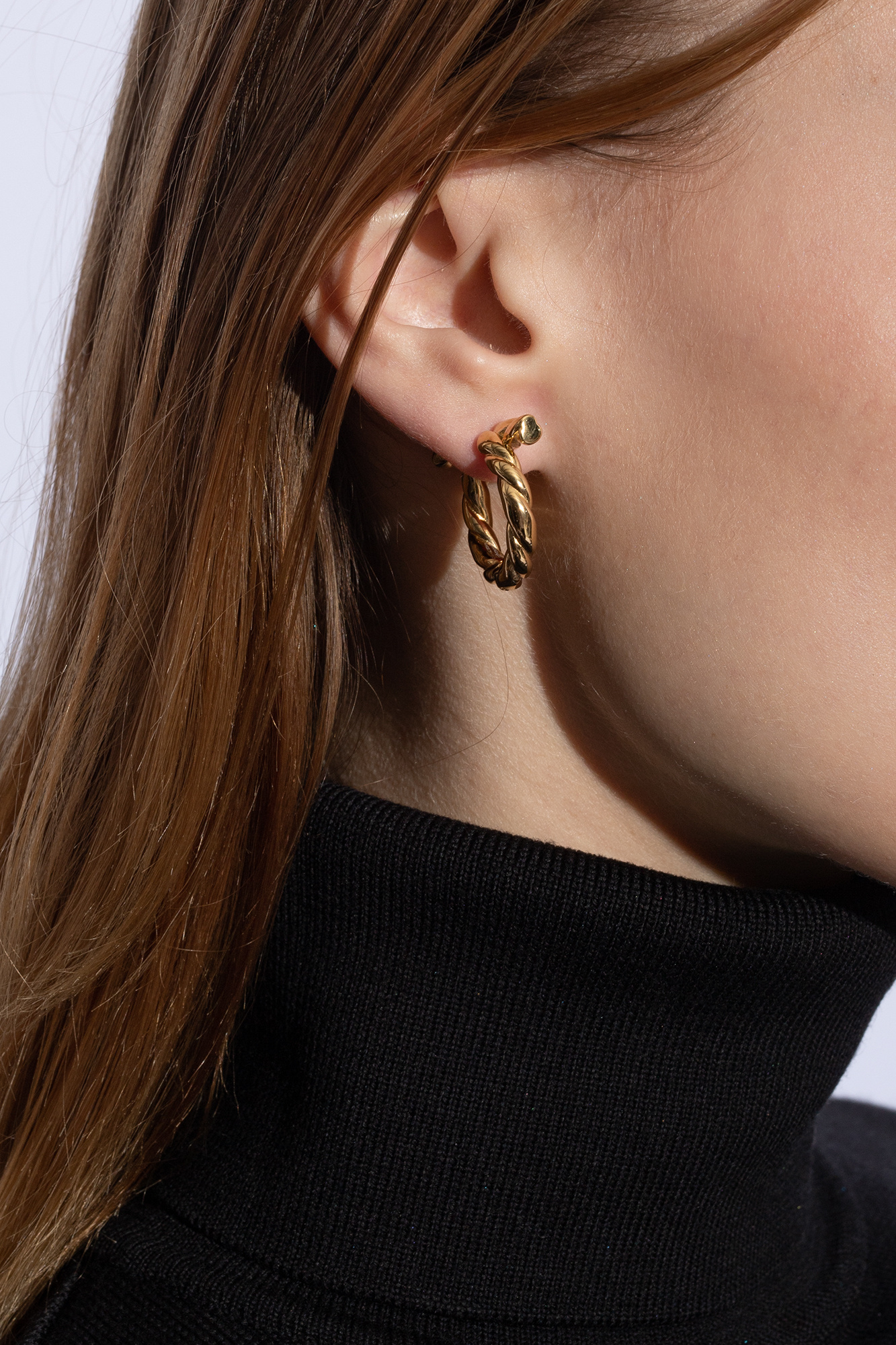 ピアス Salvatore Ferragamo Two-Tone l Earrings Gancini crystals earrings - L - Women | Ferragamo